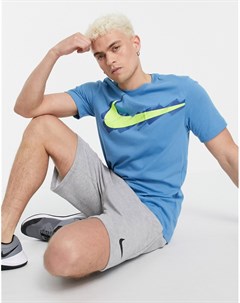 Синяя футболка с логотипом Sport Clash Nike training