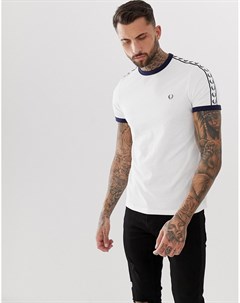 Белая футболка Sports Authentic Fred perry