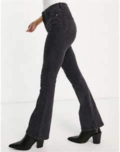 Черные расклешенные джинсы с завышенной талией Lizzie Miss selfridge