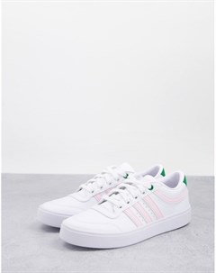 Бело розовые кроссовки Top Sleek Adidas originals