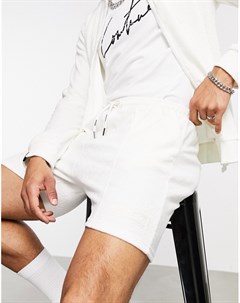 Бежевые шорты с логотипом х ellesse Carlos The couture club