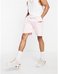 Розовые трикотажные шорты от комплекта с принтом логотипа x Playboy Mennace