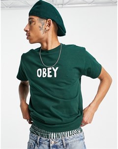 Зеленая футболка Og Obey