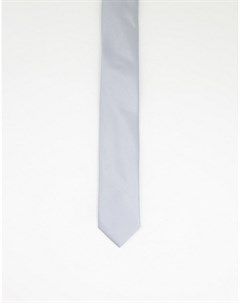 Атласный свадебный галстук серого цвета Gianni feraud
