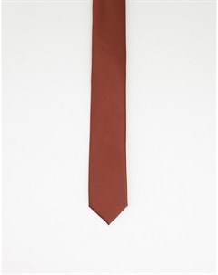 Атласный галстук карамельного цвета Gianni feraud