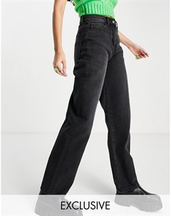 Черные выбеленные мешковатые джинсы в стиле 90 х x014 Collusion