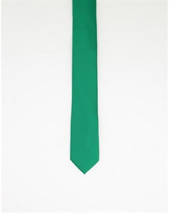 Атласный галстук изумрудно зеленого цвета Gianni feraud