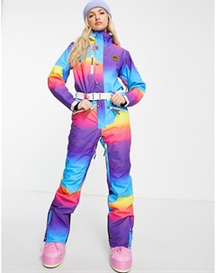 Горнолыжный костюм с разноцветным дизайном OOSC Mambo Sunset Old school ski
