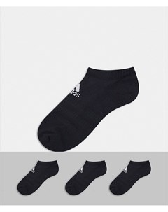 Набор из 3 пар черных носков для кроссовок adidas Training Adidas performance
