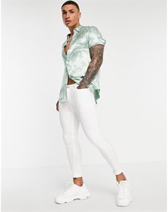 Белые обтягивающие джинсы Asos design