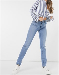 Голубые выбеленные джинсы с завышенной талией и прямыми штанинами 724 Levi's®