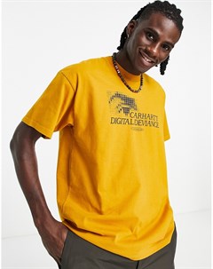 Желтая футболка Carhartt wip