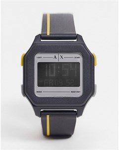Мужские цифровые часы с ремешком AX2957 Armani exchange