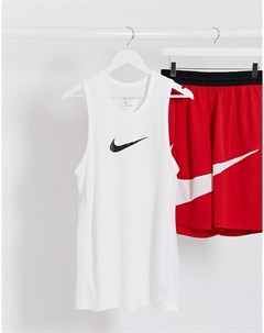 Белая майка Nike basketball