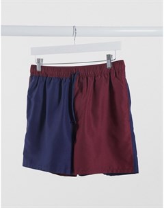 Короткие шорты для плавания со вставками Asos design