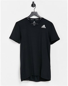 Черная футболка с логотипом на груди adidas Training Tech Fit Adidas performance