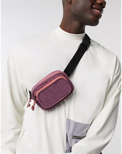 Розовая фиолетовая сумка кошелек через плечо Asos design