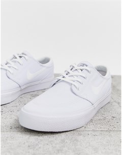 Белые кроссовки Janoski Nike sb