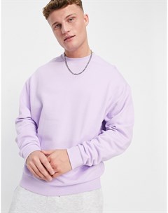 Фиолетовый oversize свитшот Asos design
