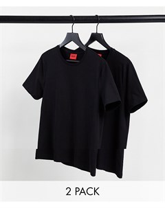 Комплект из 2 черных футболок HUGO Hugo bodywear