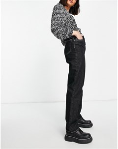 Черные джинсы в винтажном стиле Topshop