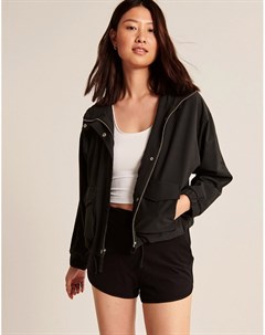 Легкая куртка черного цвета Abercrombie & fitch