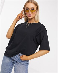 Футболка в стиле oversized черного цвета Asos design