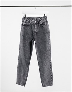 Серые джинсы премиум в винтажном стиле с завышенной талией Isobel Noisy may