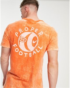 Оранжевая футболка F C Football Nike