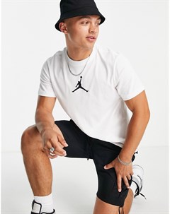 Белая футболка с логотипом по центру Nike Jumpman Jordan