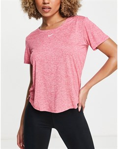 Розовая футболка Essential One Nike training