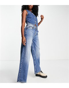 Свободные джинсы голубого цвета в винтажном стиле Asyou