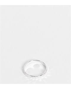 Серебряное кольцо с фактурным кованым дизайном Asos design