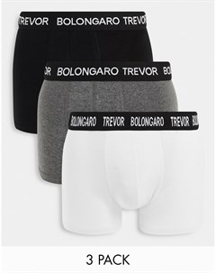 Набор из 3 пар боксеров брифов Bolongaro Trevor Core Bolongaro trevor sport