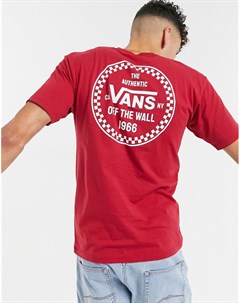 Красная футболка Checker 66 Vans