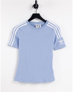 Голубая футболка adicolor Locked Up Adidas originals