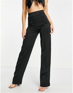 Черные брюки с широкими штанинами Fashionkilla