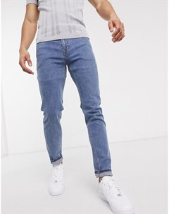 Синие джинсы скинни Asos design