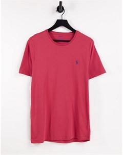 Красная футболка с логотипом в виде игрока поло Polo ralph lauren