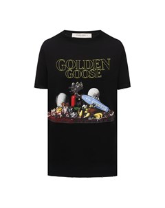 Хлопковая футболка Golden goose deluxe brand