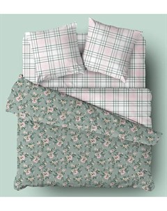 Комплект постельного белья Романтика English Garden Элизабет с наволочкой 70х70см семейный Отк