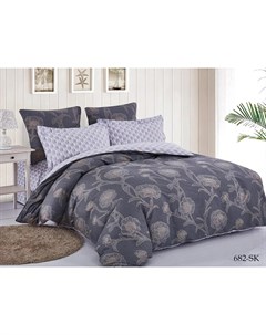Комплект постельного белья Satin de Luxe 15 682 SK с наволочкой 70х70см 1 5 спальный Отк