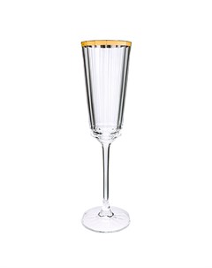 Набор бокалов для шампанского Macassar gold 170мл 6шт Cristal d’arques