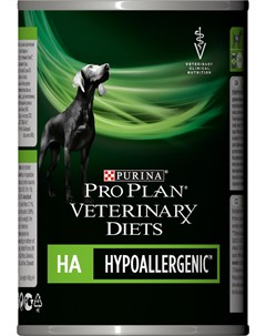 Консервы Veterinary Diets HA Hypoallergenic для щенков и взрослых собак для снижения непереносимости Pro plan