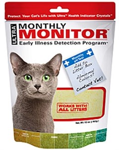 Наполнитель Monthly Monitor индикатор PH мочи для кошек 453 г Neon litter