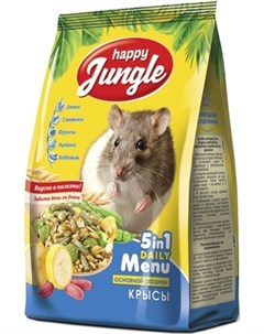 Корм для крыс 400 г Happy jungle