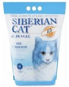 Наполнитель Элитный впитывающий силикагелевый для кошек 8 л 3 4 кг Сибирская кошка