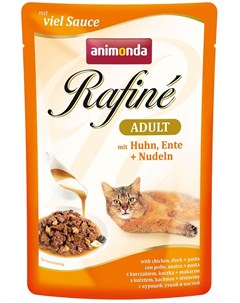 Паучи Rafine Soupe Adult для взрослых кошек 100 г 100 г Коктейль из курицы утки и пасты Animonda