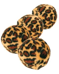 Набор мячиков Леопард для кошек 4 шт o 4 см Леопард Trixie