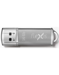Флешка 16Gb RB 108 USB 2 0 серый Flexis